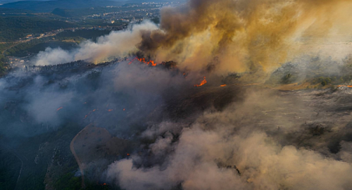 Incendi e siccit�, emergenza simultanea tra Europa e Nord America